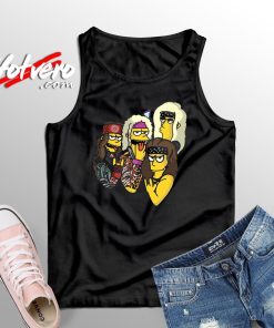 Steel Panther The Simpsons Unisex Tank Top