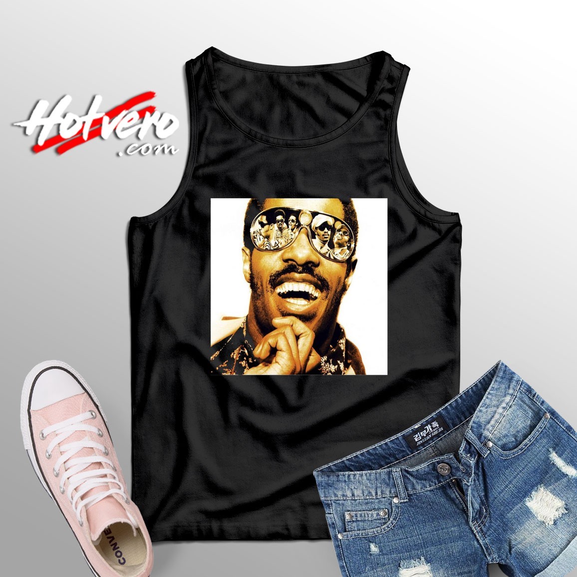 Stevie Wonder Laughed Out Of Sight Tank Top
