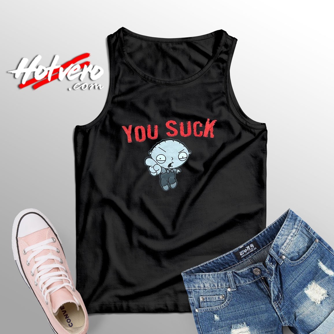 Stewie Griffin You Suck Family Guy Tank Top