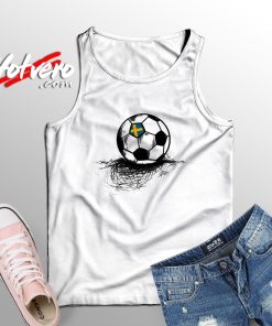 Sweden Soccer Ball Unisex Tank Top