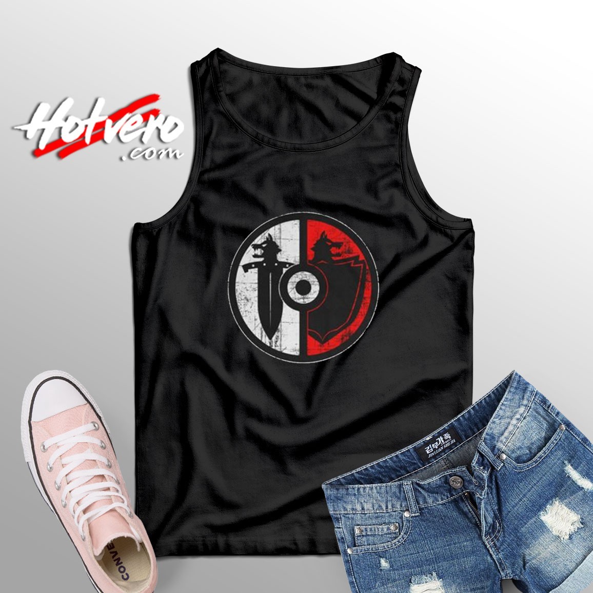 Sword and Shield Pokeball Gaming Tank Top