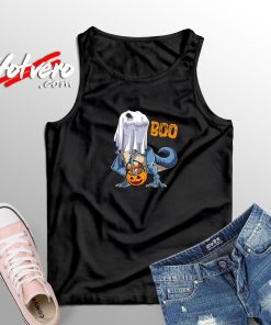 T rex Boo Candy Pumpkin Casual Tank Top