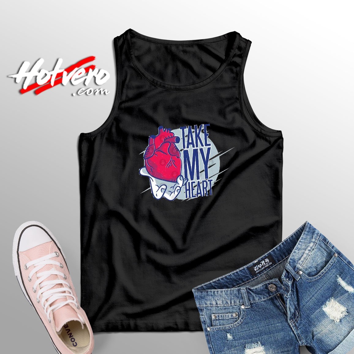 Take My Heart Valentine’s Day Tank Top