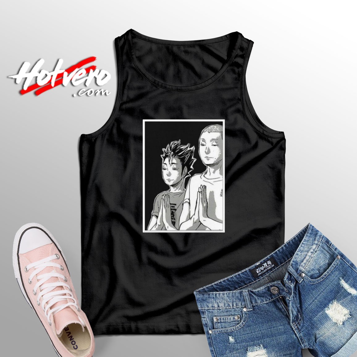 Tanaka Nishinoya Praying Unisex Tank Top