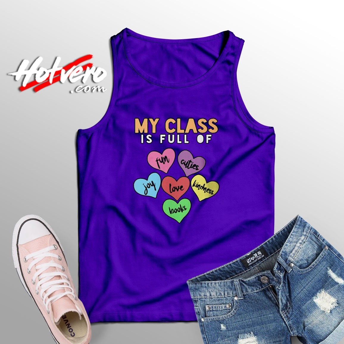 Teacher Valentine's Day Full Joy Tank Top
