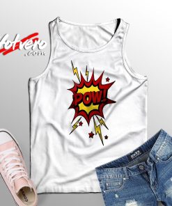 The Best Comics Pow Slogan Tank Top