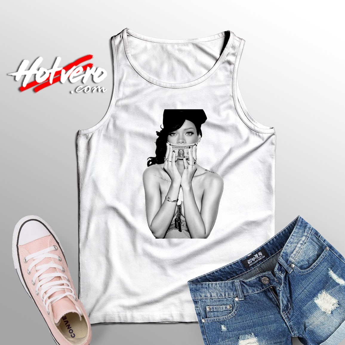 The Best Rihanna Dollar Money Tank Top