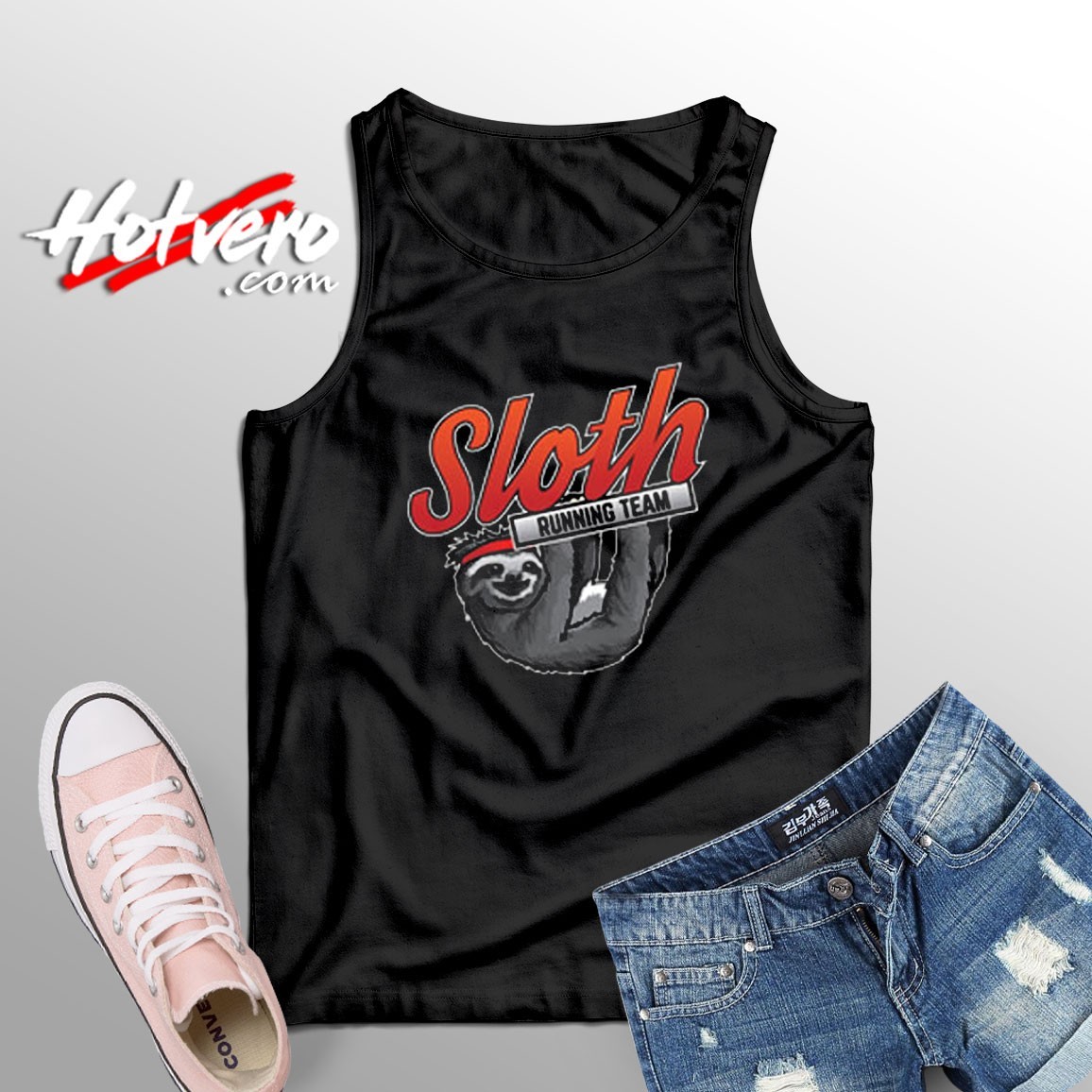 The Best Sloth Running Team Tank Top