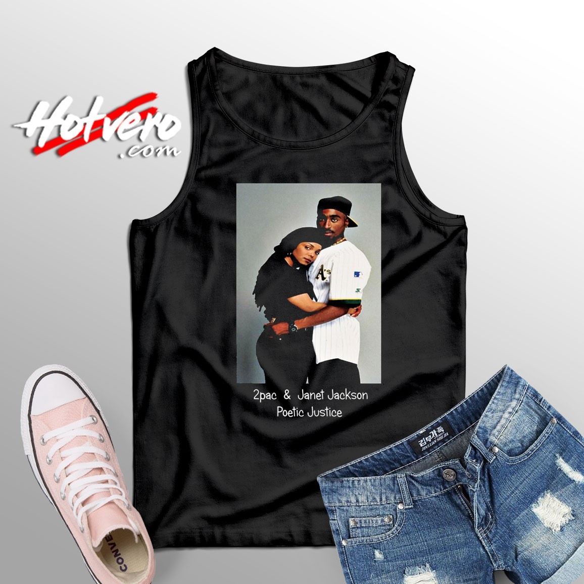 The Best Tupac 2pac & Janet Jackson Poetic Justice Tank Top