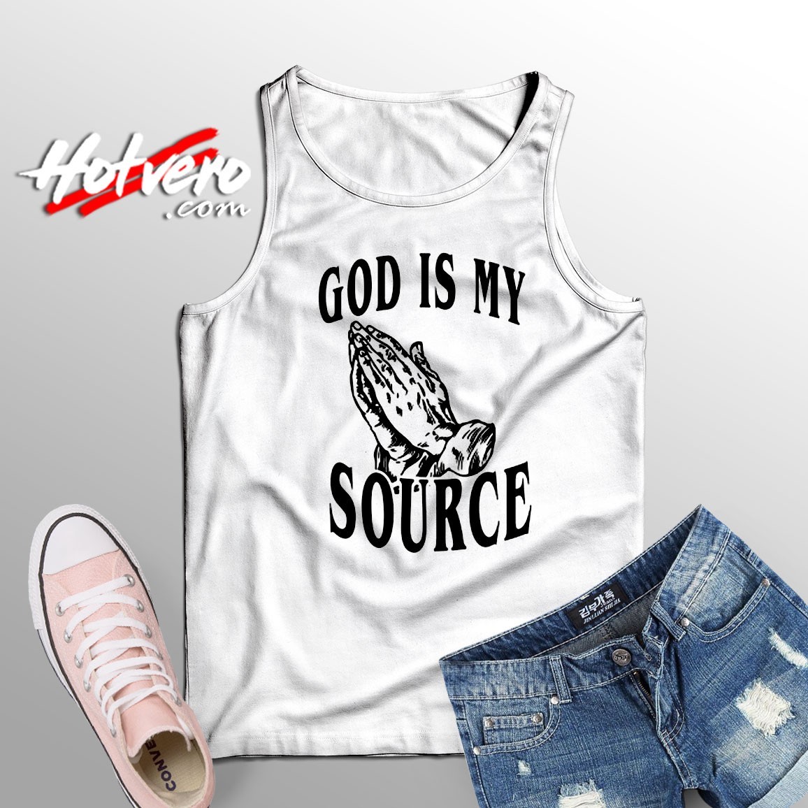 The Best of God Is My Source Tank Top