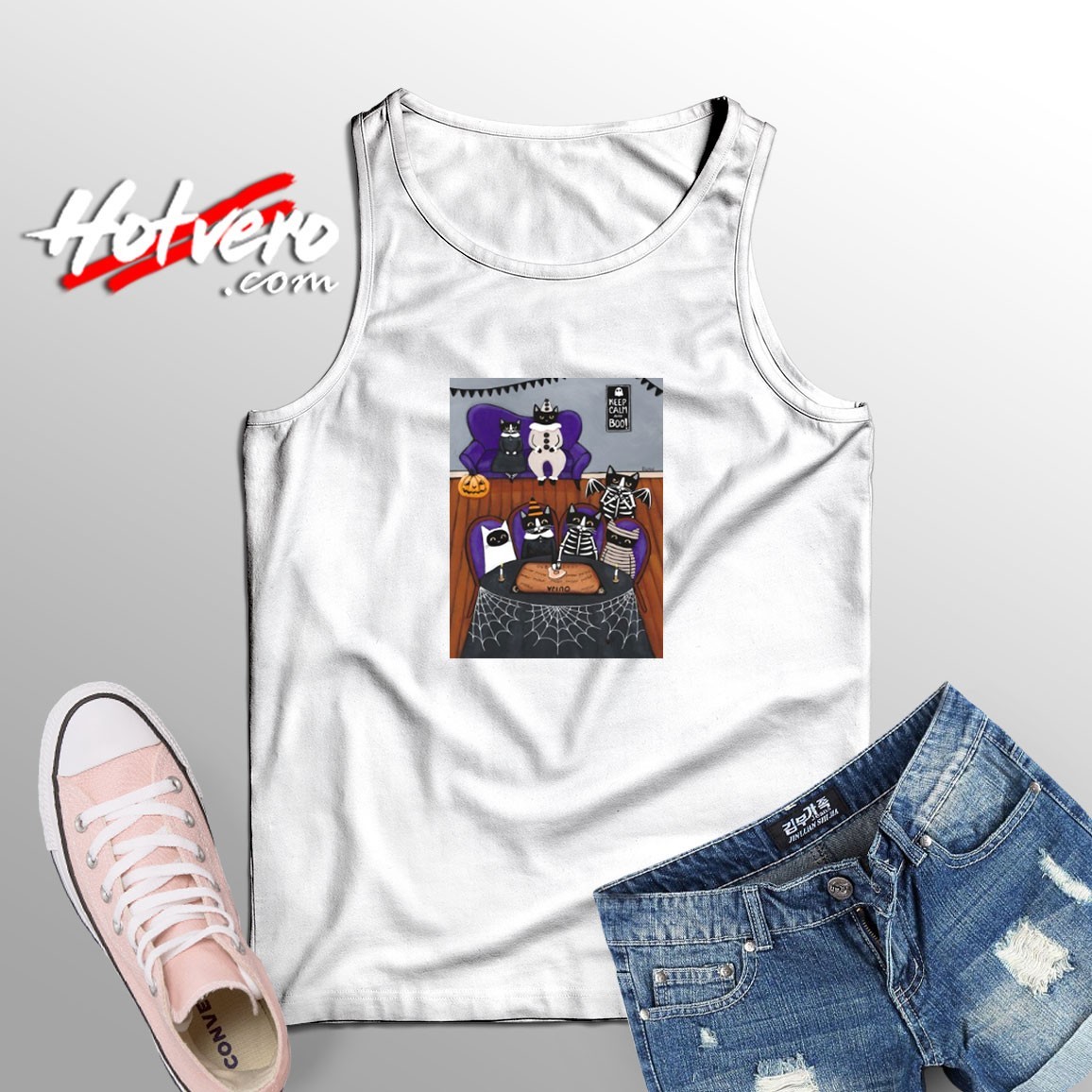 The Cats Halloween Party Casual Tank Top