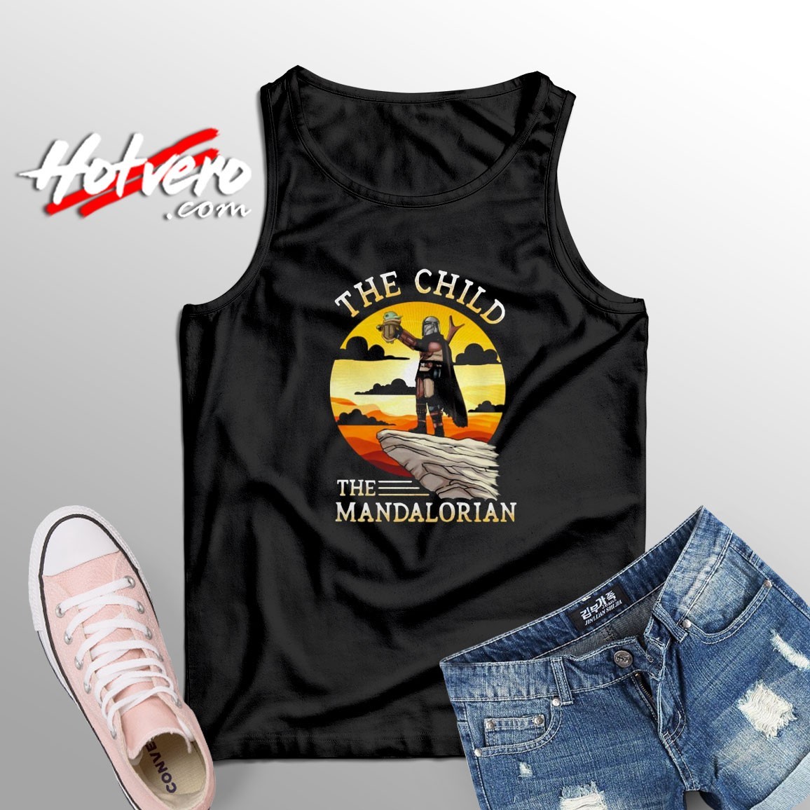 The Child the Mandalorian Custom Tank Top