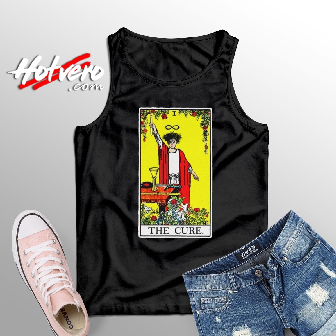 The Cure Tarot Card Unisex Tank Top