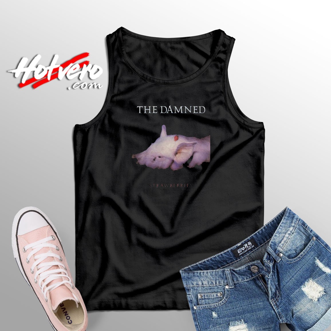 The Damned Strawberries Classic Tank Top