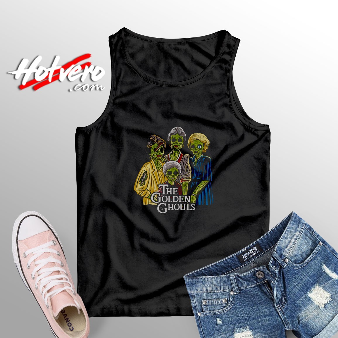 The Golden Ghouls tank top