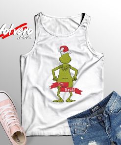 The Grinch Back Christmas Tank Top