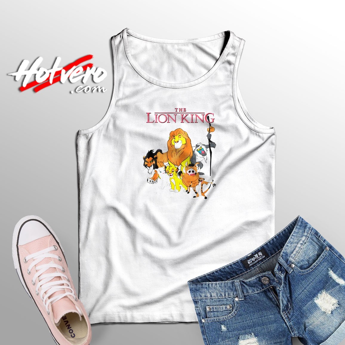 The Lion King Retro Collage Tank Top