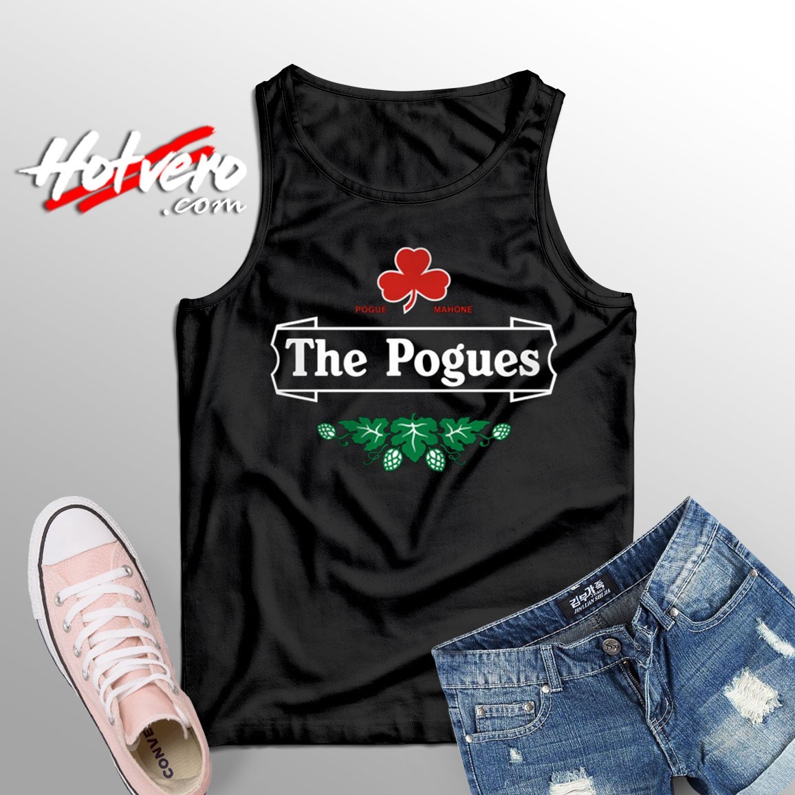 The Pogues Irish Punk Band Style Tank Top