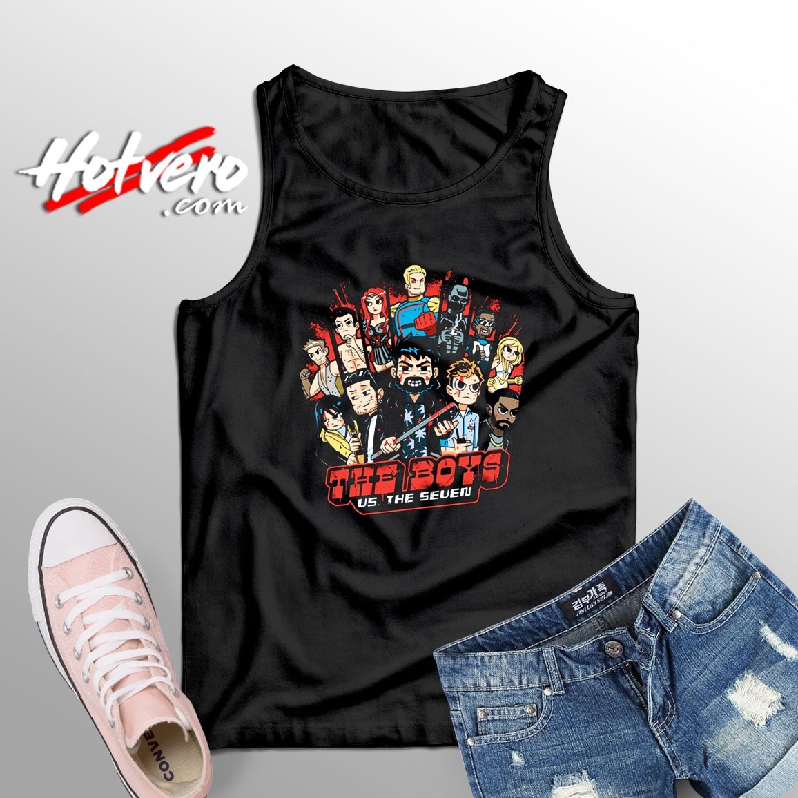 The Seven Superheros Movie Unisex Tank Top