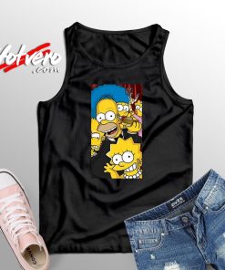 The Simpsons Family Vintage Movie Animation Tank Top