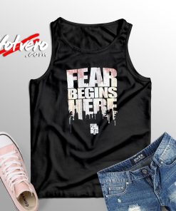 The Walking Dead Fear Begins Here Vintage Movie Tank Top