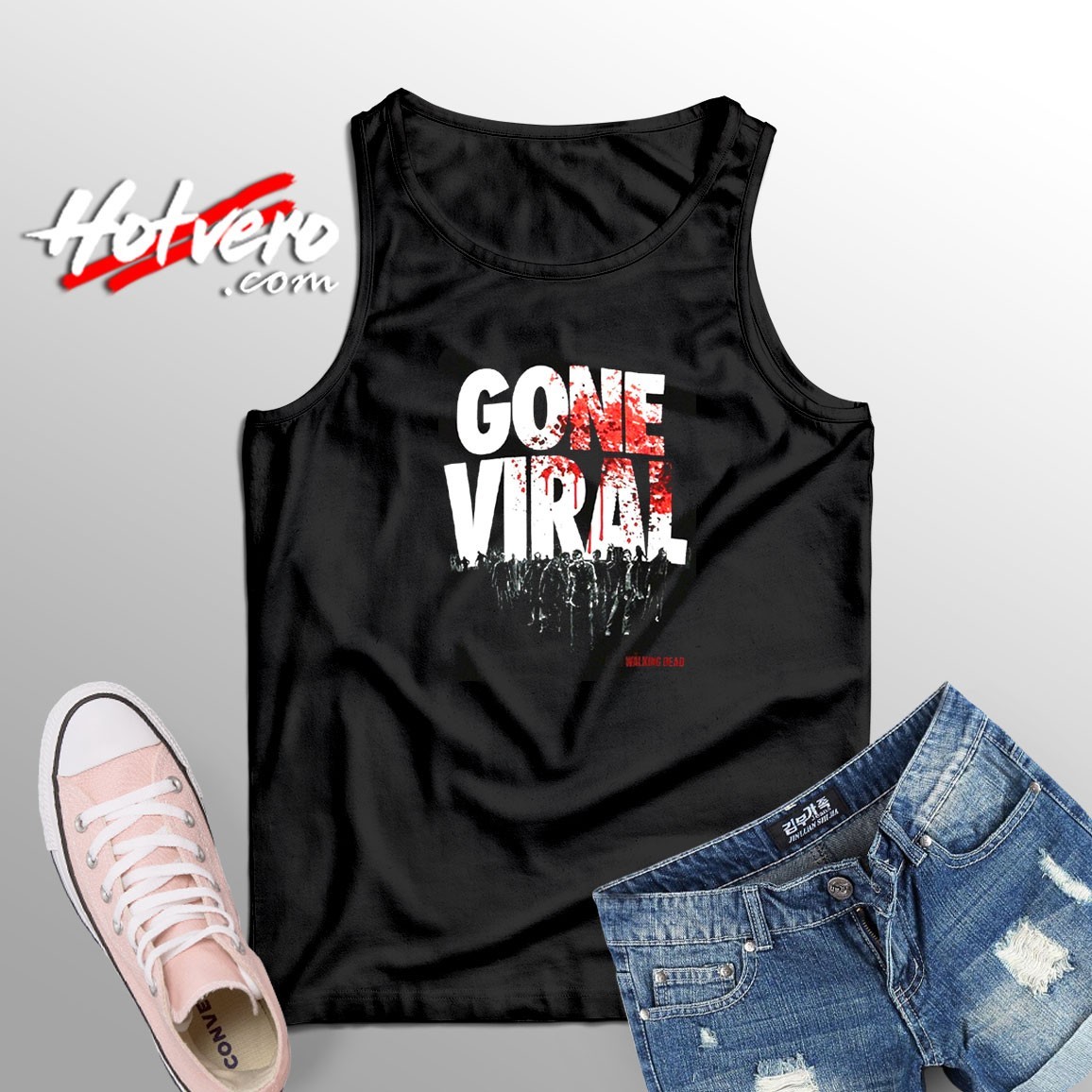 The Walking Dead Gone Viral Unisex Tank Top