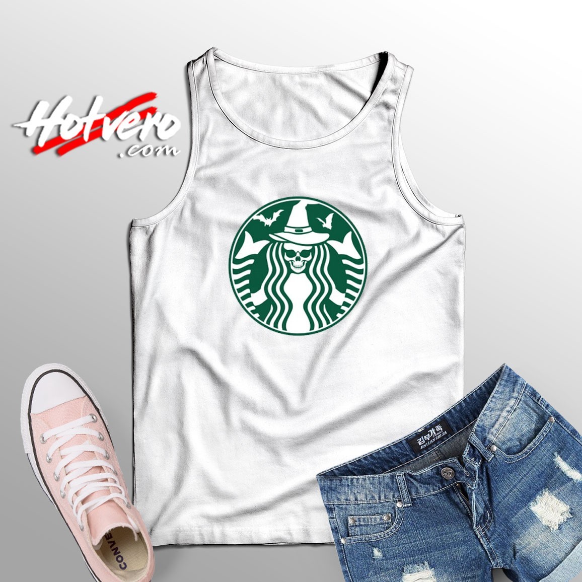 The Witch Starbucks Casual Tank Top