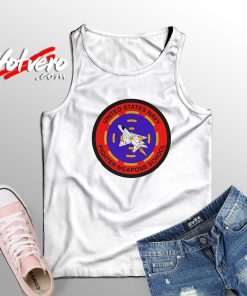 Top Gun Fighter Weapons School Circle Design Tank Top