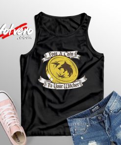 Toss A Coin To Your Witcher Vintage Unisex Tank Top