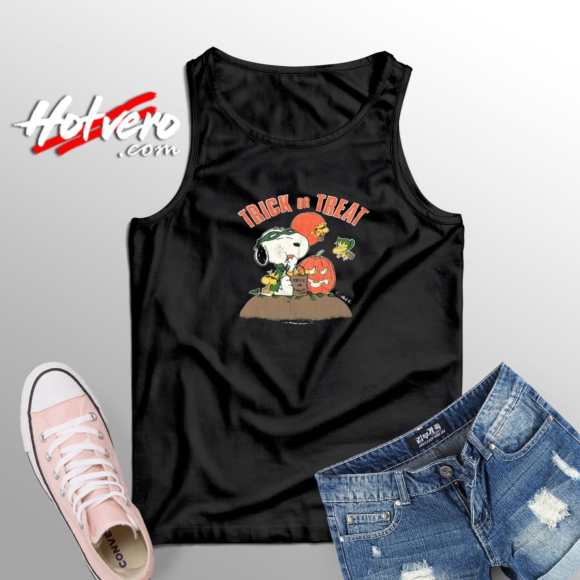 Trick or Treat Snoopy Halloween Unisex Tank Top