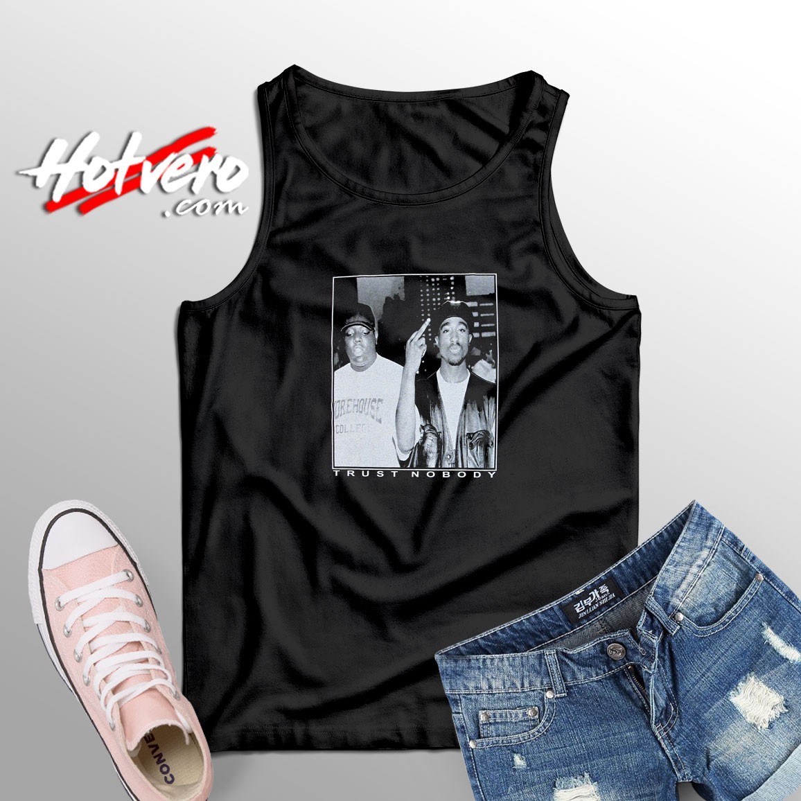Tupac Biggie Trust Nobody Unisex Tank Top