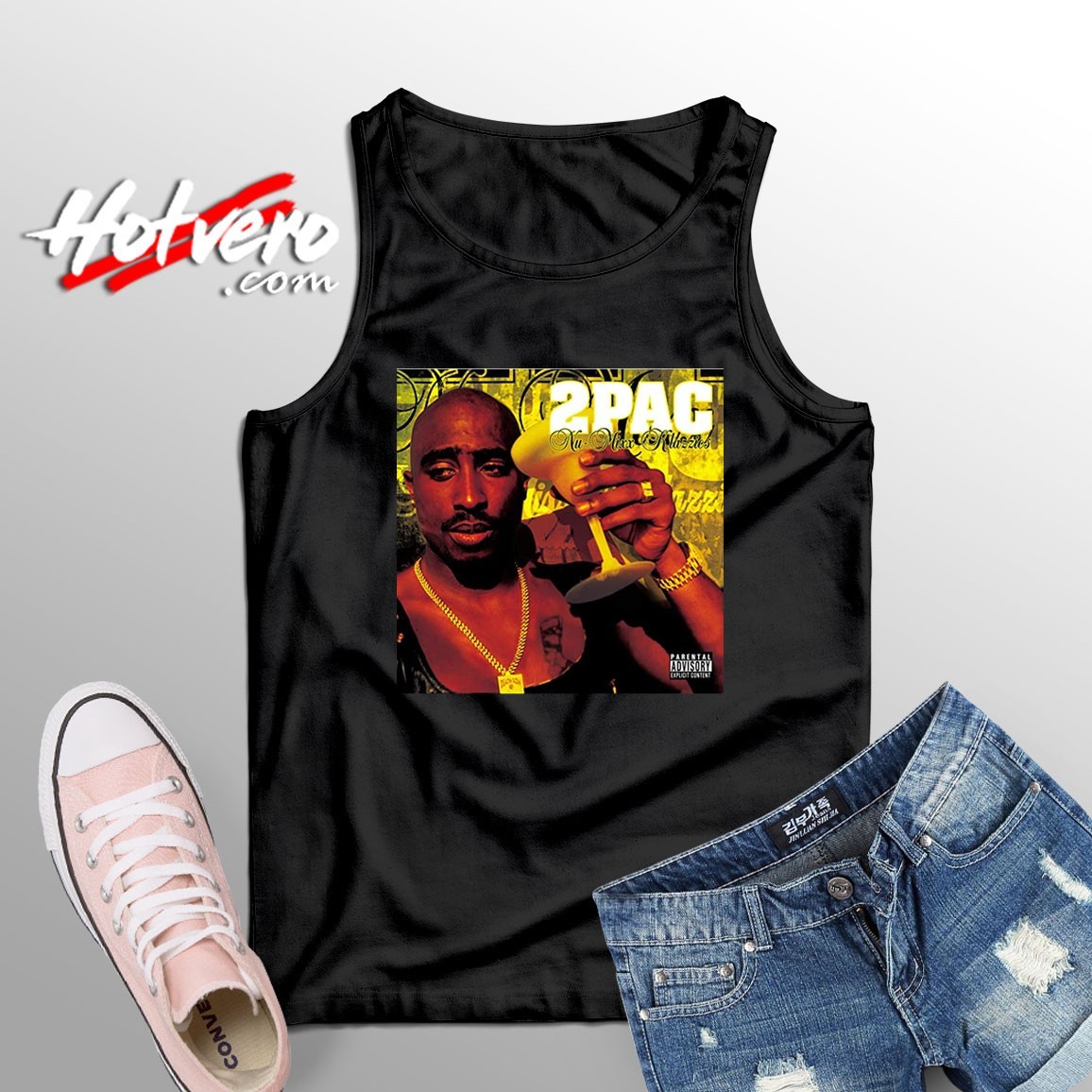 Tupac Shakur Hit 'Em Up Unisex Tank Top