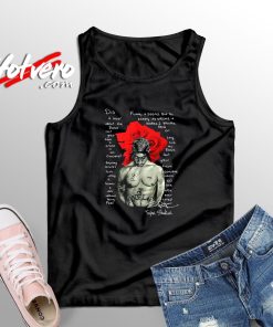 Tupac Shakur The Rose Art Tank Top