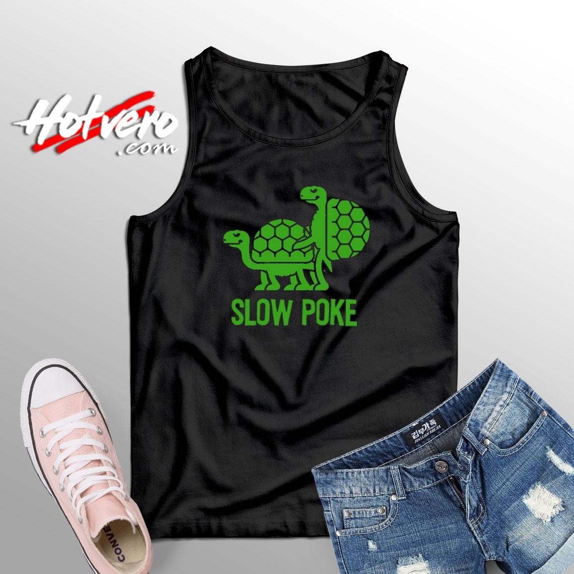 Turtles Slow Poke Unisex Tank Top