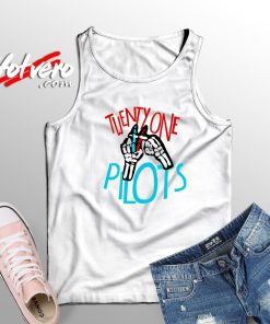 Twenty One Pilots Skull Hands Unisex Tank Top