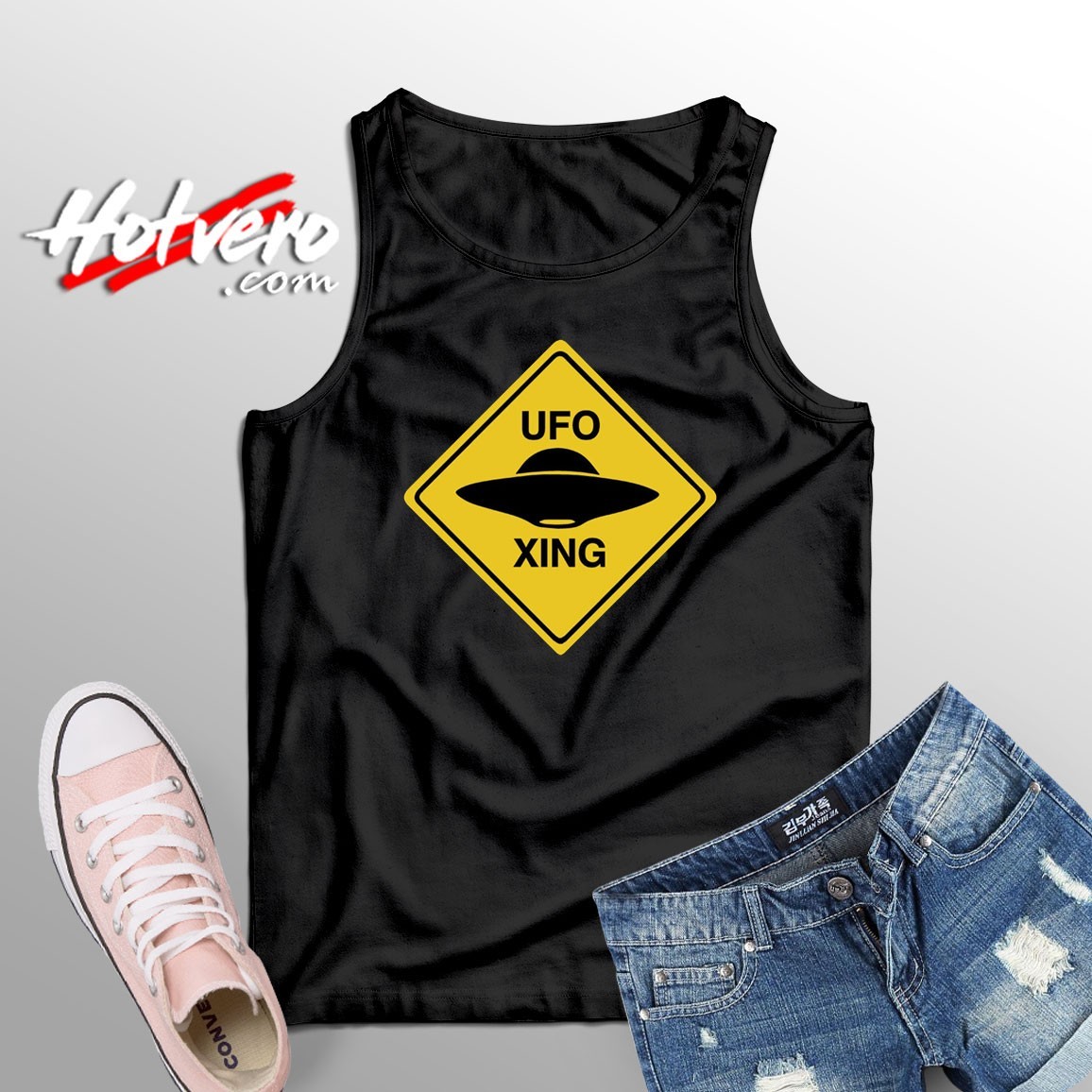 Ufo Xing Vintage Style Tank Top