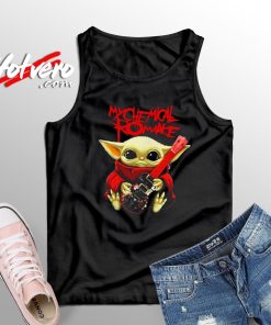 Ugly Baby Yoda hug My Chemical Romance Tank Top