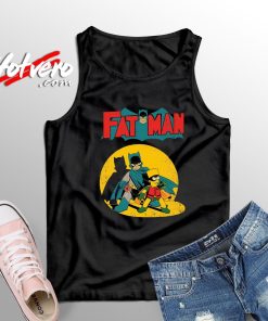 Ugly Fatman Batman The Simpsons And Doughnut Tank Top