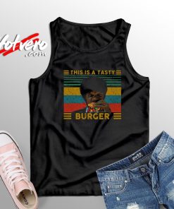Ugly Poster of Samuel L. Jackson Tasty Burger Tank Top