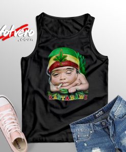 Ugly Rasta Baby Cannabis Smoke Graphic Tank Top