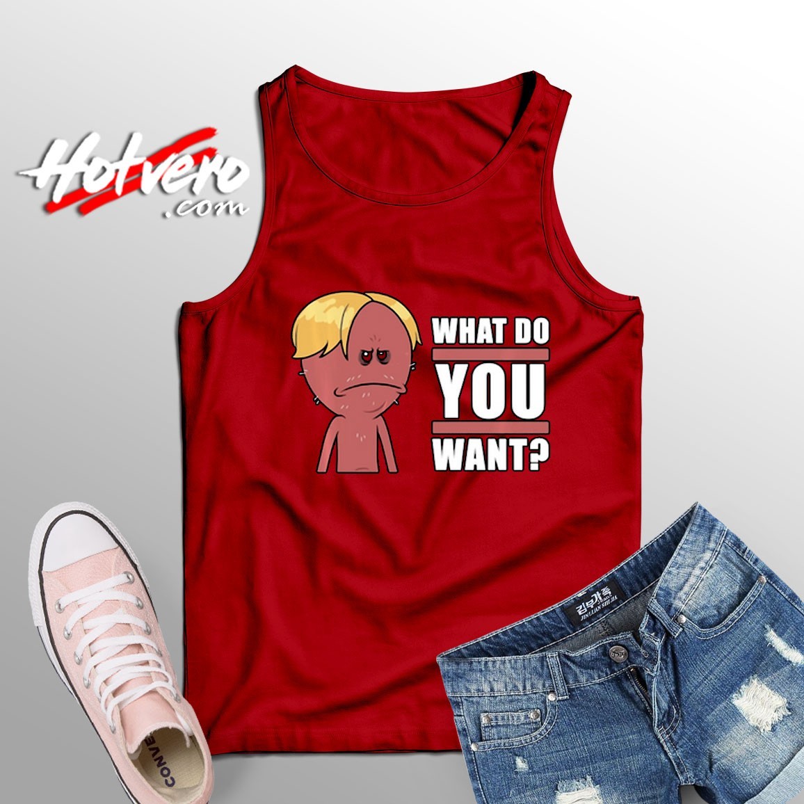 Ugly Rick And Morty Kirkland Meeseeks Tank Top