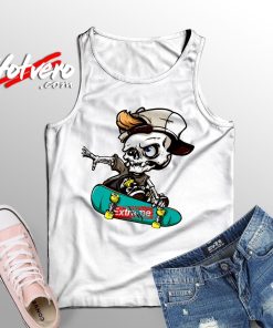 Ugly Skateboards Skull Graphic Tank Top