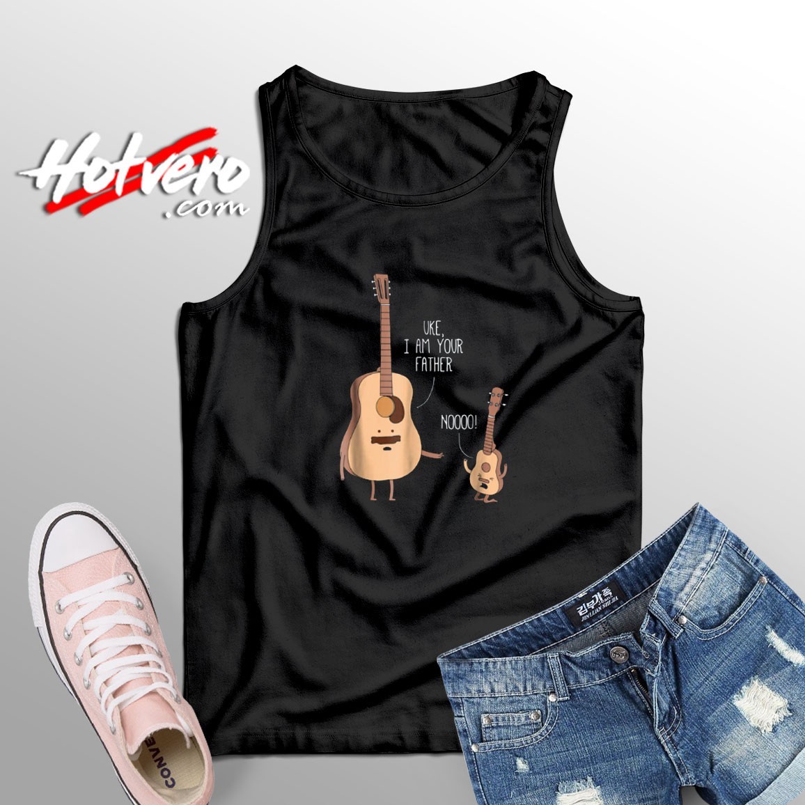 Ukulele Guitar Music Unisex Tank Top