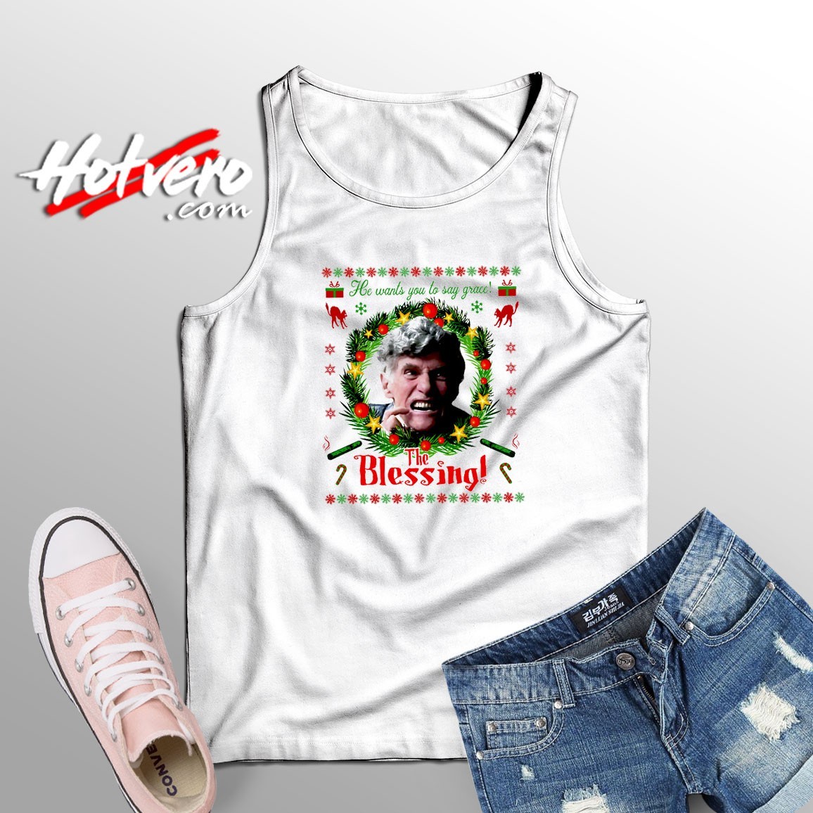 Uncle Lewis Christmas Saying Quote Tank Top