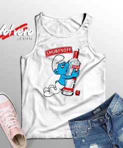 Unique of Smurfnoff Swag Drunk Artwork Tank Top