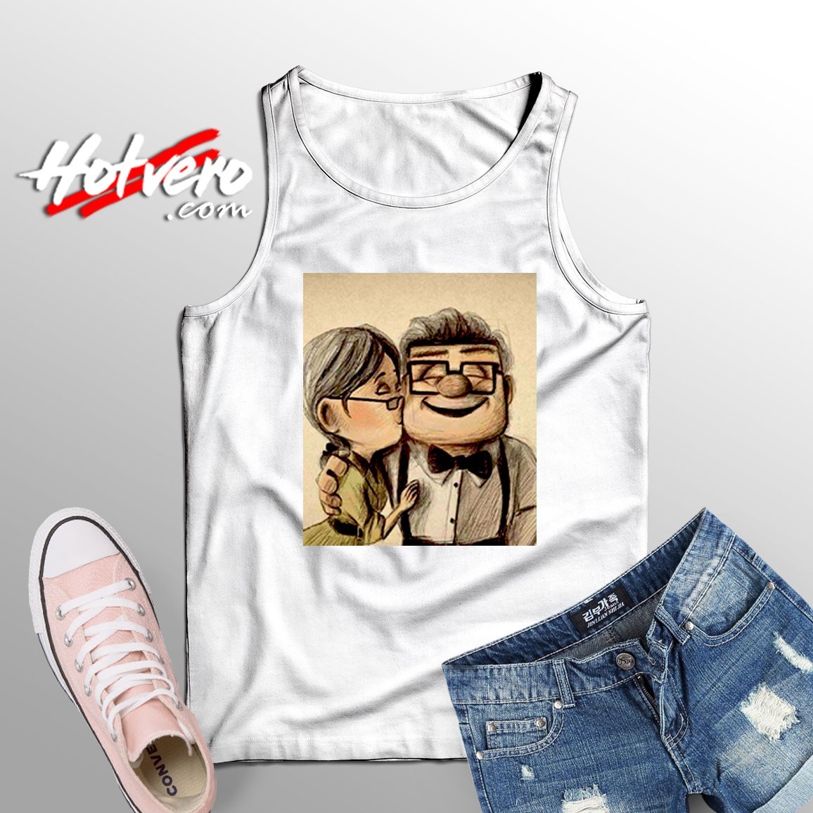Up Disney Pixar Animation Artwork Tank Top