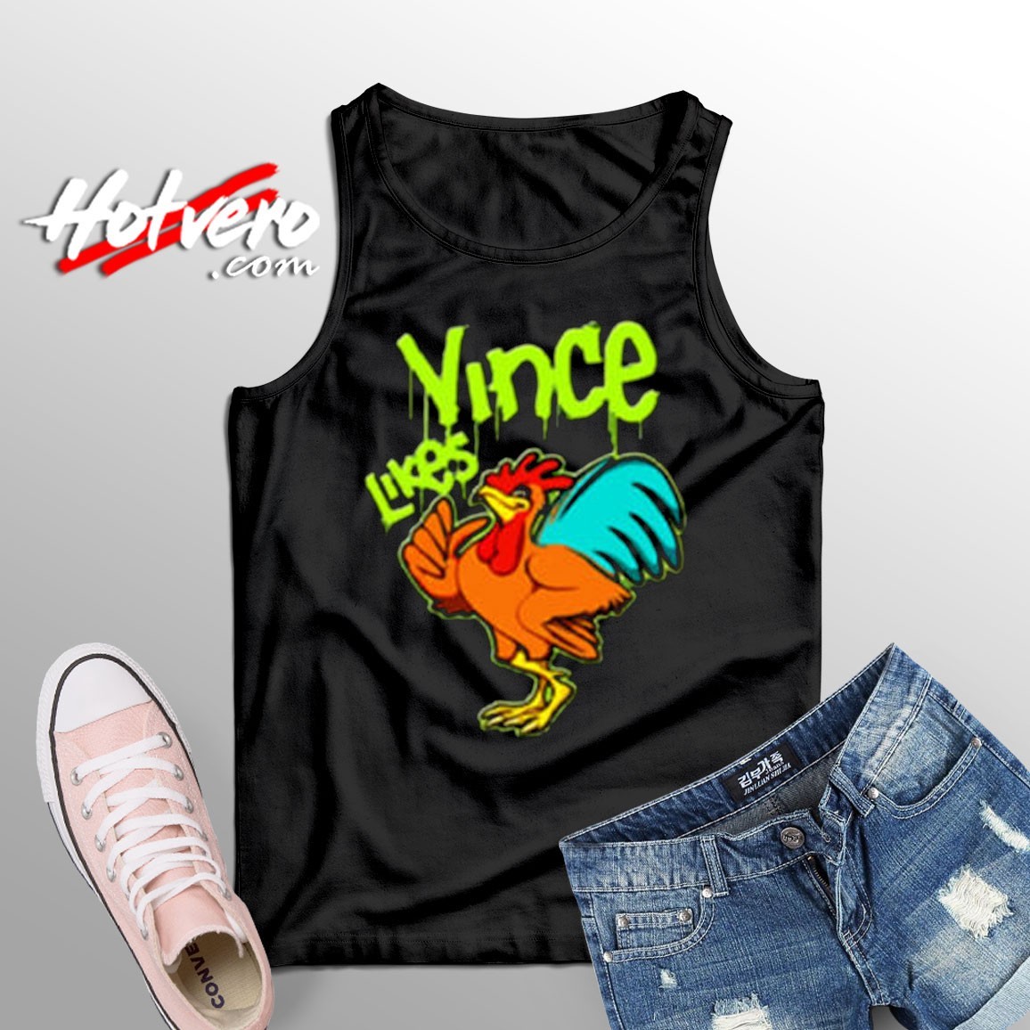 Vince Likes Cock Vintage Wrestling Tank Top