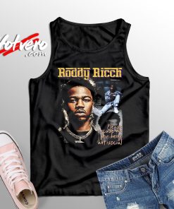 Vintage Roddy Ricch Being Anti Social Custom Tank Top