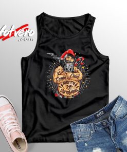 Vintage Tattoos Santa Claus Unisex Tank Top