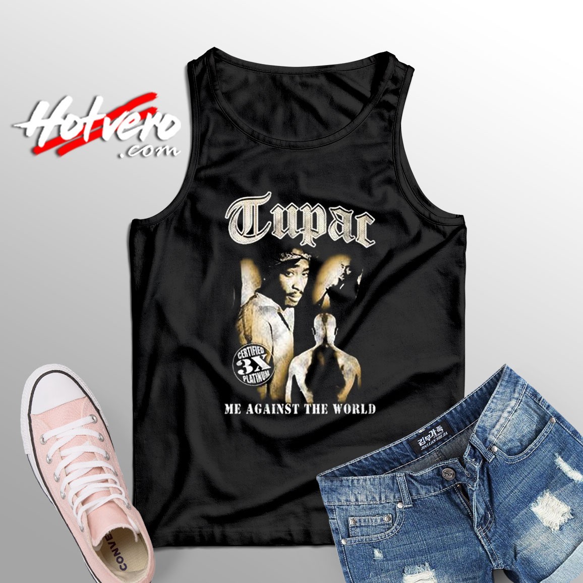 Vintage Tupac Me Against The World Tank Top